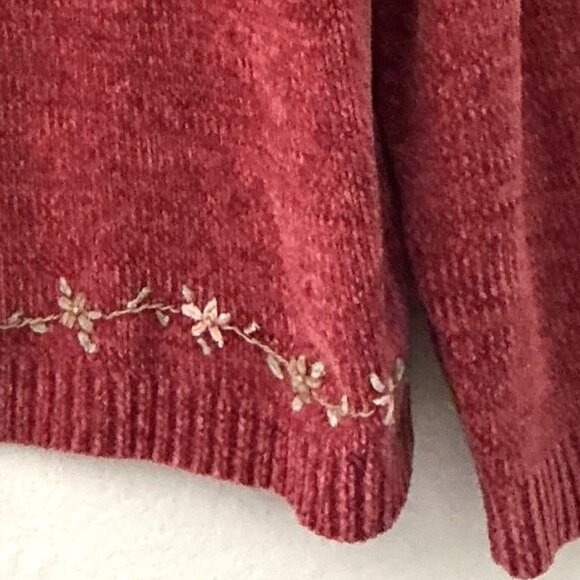 ALFRED DUNNER VINTAGE  EMBROIDERED SWEATER - Picture 8 of 11